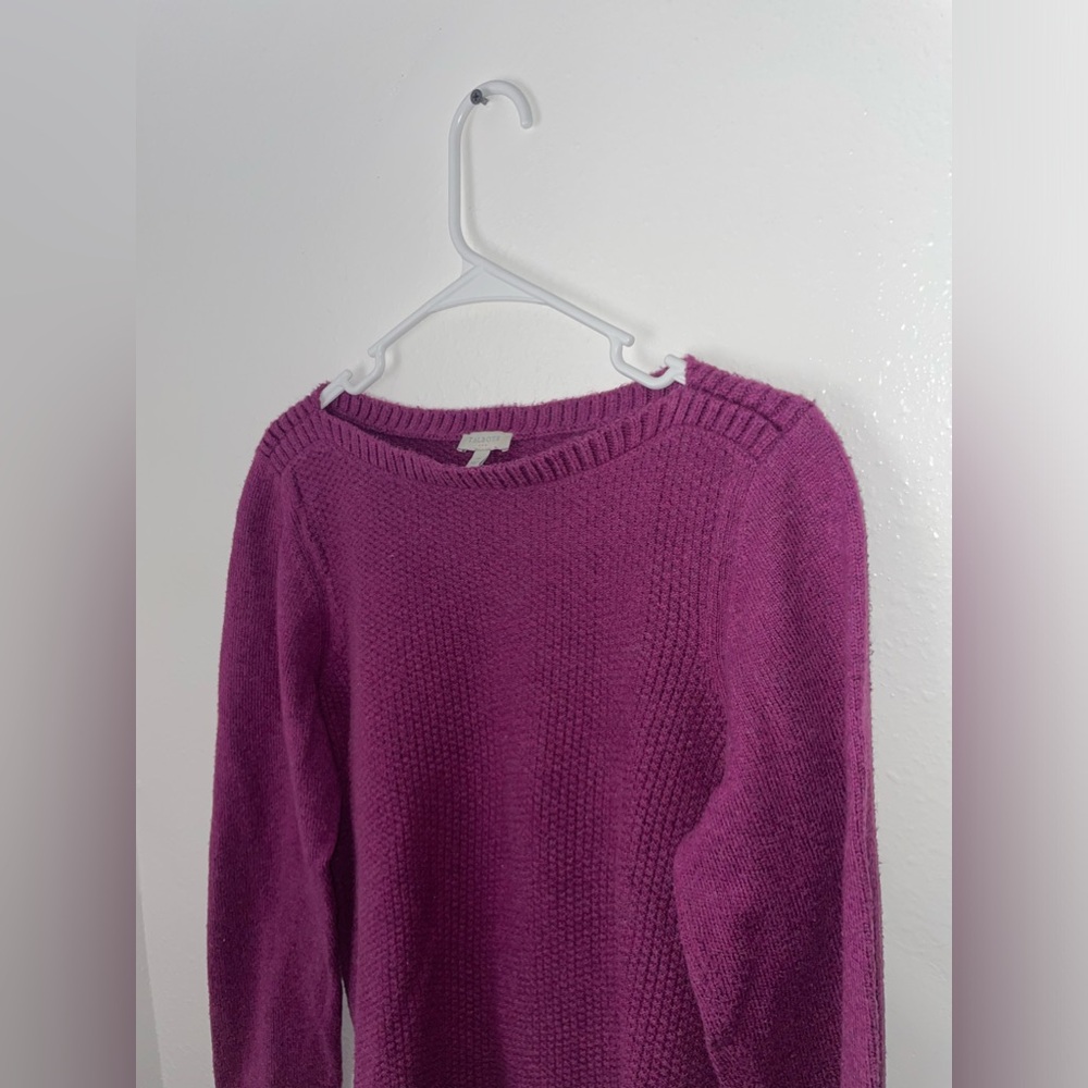 Talbots Magenta Sweater With Button Details - image 3